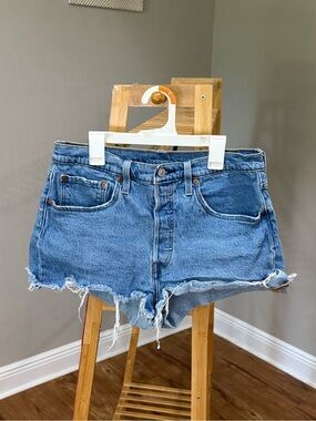 Levi’s Blue Denim Cutoff Shorts - Women's